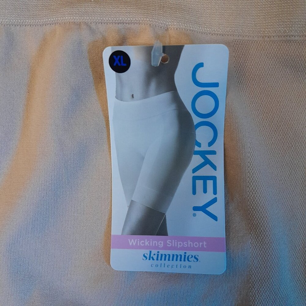 Jockey Skimmies Collection Wicking Slip Shorts Bundle of 2 BLK & Tan XL NWT - Picture 3 of 11